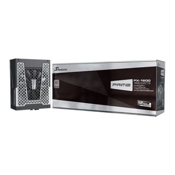 Seasonic 1600W Seasonic PRIME PX-1600 PCIE 5, Full Modular, 80PLUS Platinum, SLI/CrossFire, Single Rail, 133.3A, 135mm Fan ATX3.1