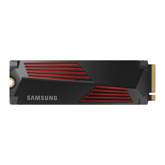 Samsung 4TB Samsung 990 PRO Heatsink, M.2 (2280), PCIe 4.0 (x4) NVMe SSD, MLC V-NAND, 7450MB/s Read, 6900MB/s Write, PC/PS5