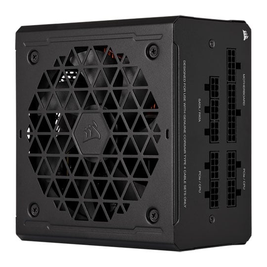 Corsair 650W Corsair RM650, Fully Modular, 80PLUS Gold, Single Rail, 54A, 140mm Fan, Quiet ATX PSU