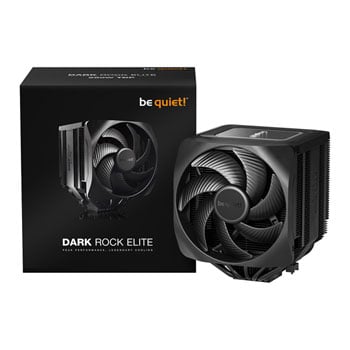 be quiet! Dark Rock Elite Dual Tower CPU Cooler, 7 Heatpipes, 2x 135mm Silent Wings PWM Fans, ARGB LED, Copper, 280W TDP
