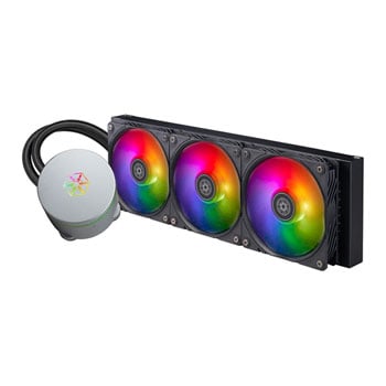SilverStone IceMyst 360 AIO Cooler, 3x120mm ARGB PWM Fan, Copper Heatsink, Aluminium Radiator, ARGB Controller,Intel/AMD