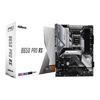 ASRock Refurbished ASRock AMD B650 PRO RS, AMD B650, S AM5, DDR5, PCIe 4.0, 3x M.2, 2.5GbE, AMD EXPO™, ATX