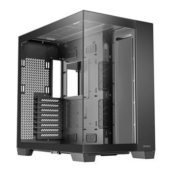 Antec C8 Dual Chamber Full Tower Chassis, Black, Tempered Glass, 2x USB 3.0, 1x USB Type-C, mITX/mATX/ATX/EATX (280mm)