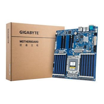 Gigabyte AMD MZ33-AR0 AMD EPYC 9004 Series Server Motherboard, SP5, DDR5, 7x MCIO 8i, M.2, 2x 10GbE, E-ATX