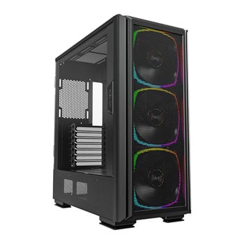 Montech SKY TWO GX Mid Tower Chassis, Tempered Glass, Black, 3x 140mm HAF ARGB Fans, USB TYPE-C, EATX/ATX