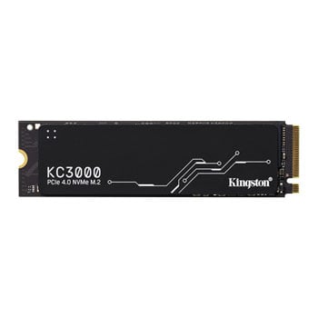Kingston 1TB Kingston KC3000 SSD, M.2 (2280) PCIe 4.0 (x4) NVMe SSD, 3D TLC, 7000MB/s Read, 6000MB/s Write, 900K/1000K IOPS