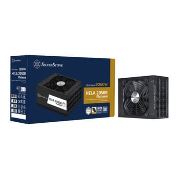 SilverStone 2050W Silverstone HA2050R-PM HELA, Fully Modular, Cybenetics Platinum, PCIe 5 Single Rail,170A,Silent 135mm FDB Fan,ATX3