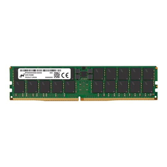 Micron 64GB (1x64GB) Micron DDR5 Server Memory, PC5-44800 (5600), ECC RDIMM, 2Rx4 , CAS 46, 1.1V