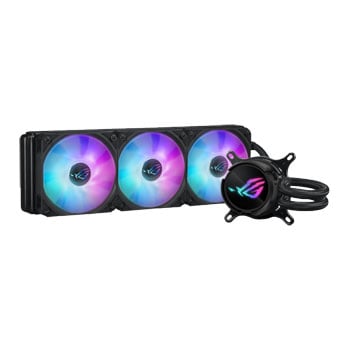 ASUS ROG STRIX LC III 360 ARGB, 360mm All-In-One Hydro CPU Cooler, 3x 120mm ARGB Fans, Aura Sync, Intel/AMD