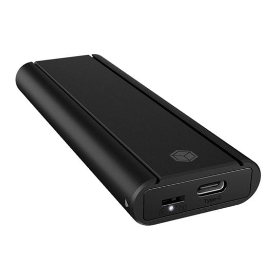 ICY BOX IB-1807MT-C31, M.2 SSD Enclosure, PCIe 3.0x2, USB 3.2 Gen 2 Type-C, 10Gbit/s, Aluminium, Black