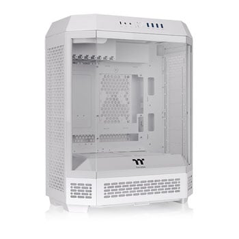 ThermalTake The Tower 600, White, Mid Tower Chassis w/ Tempered Glass Window, 2x 140mm Fans, mITX/mATX/ATX