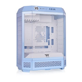 ThermalTake The Tower 600, Hydrangea Blue, Mid Tower Chassis w/ Tempered Glass Window, 2x 140mm Fans, mITX/mATX/ATX