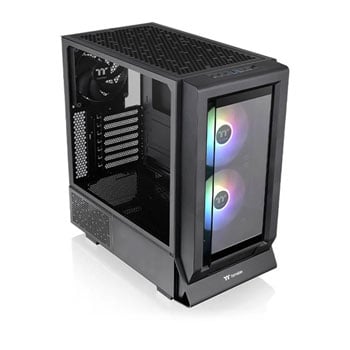 ThermalTake Ceres 350 MX, Black, Mid Tower Chassis w/ Tempered Glass Window, 3 x 140mm Fans, EATX/ATX/mATX