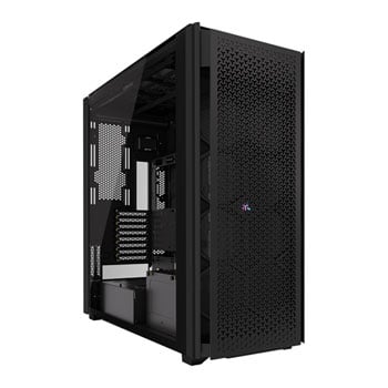 Corsair iCUE LINK 9000D RGB Airflow, Black, Full Tower Chassis w/ Tempered Glass Window, USB Type-C, E-ATX/ATX/mATX/mITX
