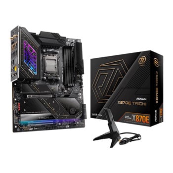 ASRock X870E Taichi, AMD X870E, AM5, DDR5, PCIe 5.0, 4x M.2, USB 4.0, 5G/WiFi 7, AMD EXPO, E-ATX