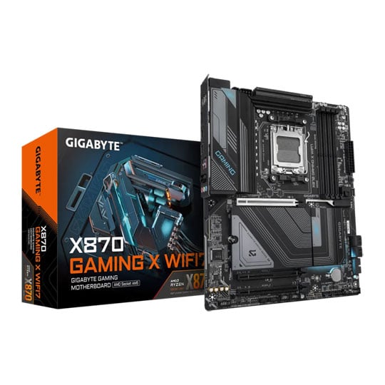 Gigabyte AMD X870 GAMING X Wi-Fi 7, AMD X870, S AM5, DDR5, PCIe 5.0, 3x M.2, 2.5GbE, WiFi7, USB 4.0, AMD EXPO, ATX