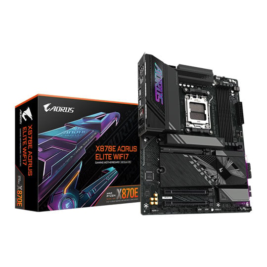 Gigabyte X870E AORUS ELITE WiFi7, AMD X870E, S AM5, DDR5, PCIe 5.0, 4x M.2, 2.5GbE, WiFi7, USB 4.0, AMD EXPO, ATX