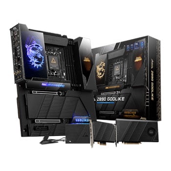MSI MEG Z890 GODLIKE, Intel Z890, S 1851, DDR5, PCIE 5.0, 6x M.2, 5/10GbE, WiFi 7/BT5.4, TB4/5, E-ATX