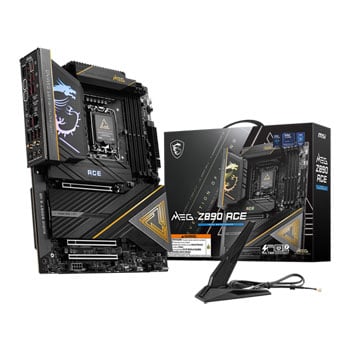 MSI MEG Z890 ACE, Intel Z890, S 1851, DDR5, PCIe 5.0, SATA3, 5x M.2, 10G LAN, WiFi 7/BT 5.4, USB 3.2 Gen2, TB4, ATX