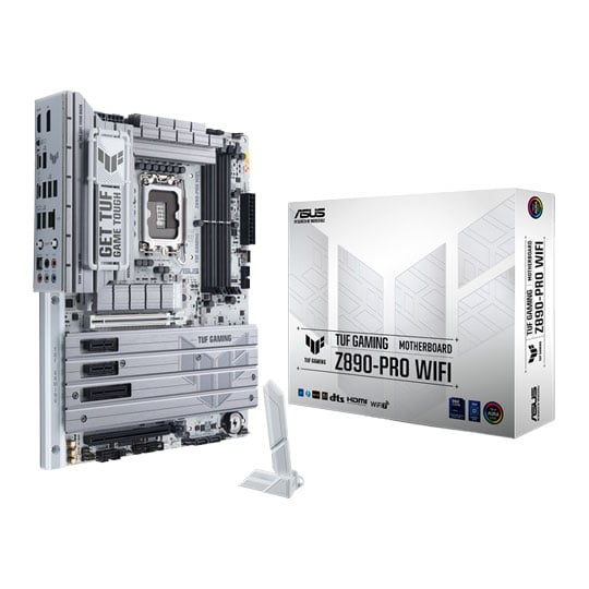 ASUS TUF GAMING PRO WIFI Z890, Intel Z890, S 1851, DDR5, PCIe 5.0, 4x M.2, 2.5G LAN, WiFi7, TB4, ATX
