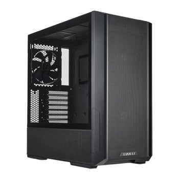 Lian Li LANCOOL 216, Black, Mid Tower Chassis, Tempered Glass Window, 2x 160mm Fans, USB 3.0, E-ATX