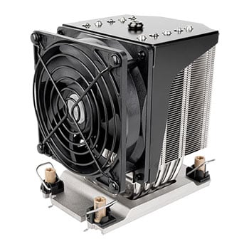 SilverStone XE04-4677 B Server CPU Cooler, LGA4677, LGA4710, 92mm Fan, 5 Copper Heatpipes, 4-Pin PWM, 4U, Black