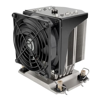 SilverStone XE04-4677 VB Server CPU Cooler, LGA4677 / LGA4710, 92mm Fan, 5 Copper Heatpipes, 4-Pin PWM, 4U, Black
