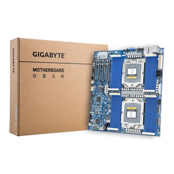 Gigabyte Refurbished Gigabyte MZ73-LM0, AMD X570, S SP5, DDR5, SATA3, PCIe 5.0, 2x M.2, 2x 10GbE, USB 3.2 Gen1, E-ATX