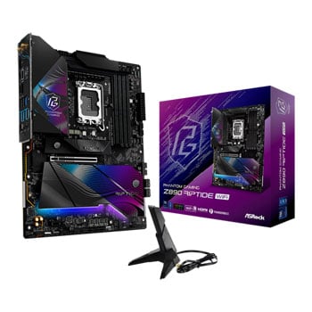 ASRock Z890 RIPTIDE WIFI, Intel Z890, S 1851, DDR5, PCIe 5.0, 5x M.2, 2.5G LAN, WiFi7 / BT 5.4, TB4, ATX