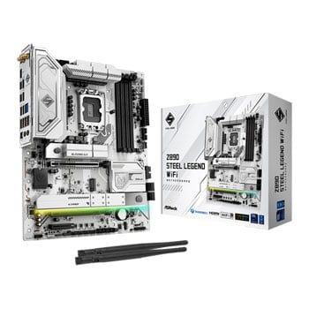 ASRock Z890 STEEL LEGEND WIFI, Intel Z890, S 1851, DDR5, PCIe 5.0, 4x M.2, 2.5G LAN, WiFi7 / BT 5.4, TB4, ATX