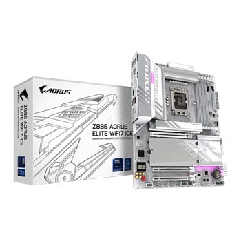 Gigabyte Z890 AORUS ELITE WiFi 7 ICE, Intel Z890, S 1851, DDR5, PCIe 5.0, 5x M.2, 2.5G LAN, WiFi 7/BT5.4, ATX