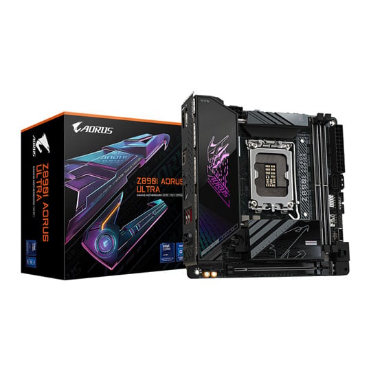 Gigabyte Z890I AORUS ULTRA, Intel Z890, S 1851, DDR5, PCIe 5.0, 2x M.2, 2.5G LAN, WiFi 7, USB 4/TB4, mITX