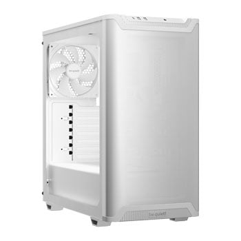 be quiet! Pure Base 501, Airflow White, Mid Tower Chassis, 2x 140mm Pure Wings 3 Fans, USB 3.2, ATX/MicroATX/Mini-ITX