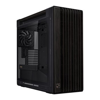 ASUS ProArt PA602 Wood Edition Chassis, Black, Tempered Glass, 2x 200mm/1x 140mm Fans, USB 3.2 Gen 2, mITX/mATX/ATX/EATX