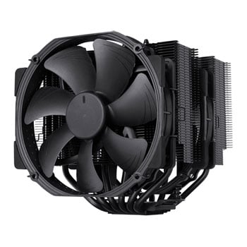 Noctua Refurbished Noctua NH-D15 chromax.black Cooler, Intel/AMD, Dual NH-A15 Fans,300-1500RPM,82.5CFM Airflow,24.6dB,4-pin PWM