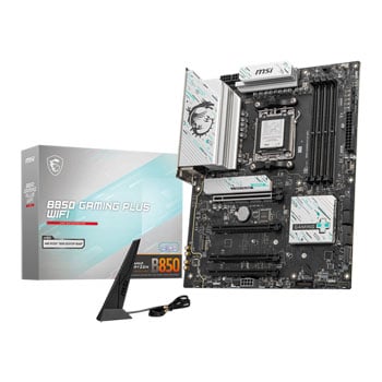MSI B850 GAMING PLUS WiFi, AMD B850, AM5, DDR5, PCIe 5.0, 3x M.2, 5G/WiFi7, USB 3.2 A+C, AMD EXPO, ATX