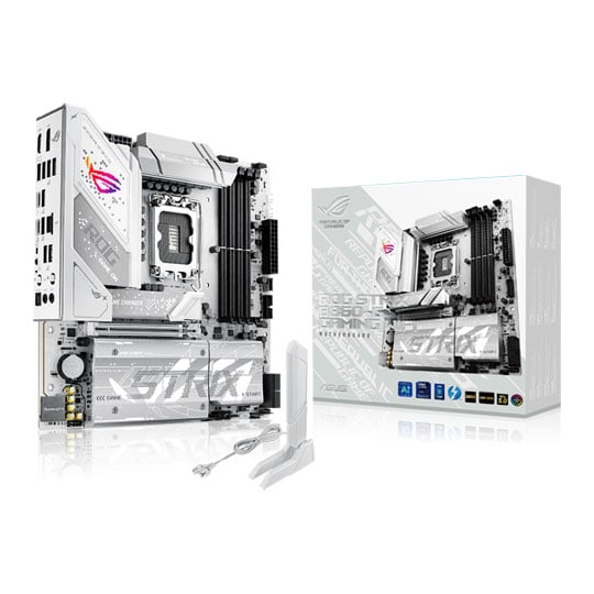 ASUS ROG STRIX B860-G GAMING WIFI, Intel B860, LGA1851, DDR5, PCIe 5.0, 4x M.2, 2.5GbE/WiFi7, USB 4.0, mATX