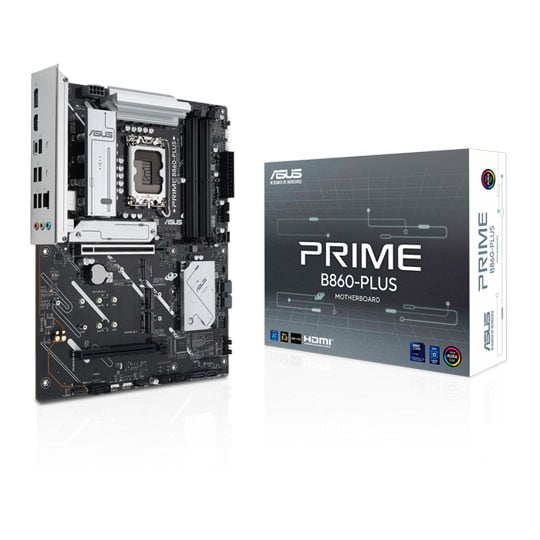 ASUS PRIME B860-PLUS-CSM, Intel B860, LGA1851, DDR5, PCIe 5.0, 3x M.2, 2.5GbE, USB 20Gbps Type-C, ATX