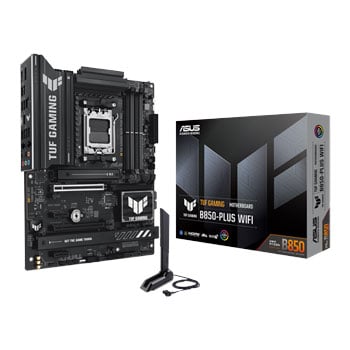 ASUS TUF GAMING B850-PLUS WIFI, AMD B850, AM5, DDR5, PCIe 5.0, 3x M.2, WiFi7/2.5G, USB 4, AMD EXPO, ATX