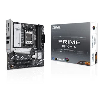 ASUS PRIME B840M-A-CSM, AMD B840, AM5, DDR5, PCIe 4.0, 3x M.2, 2.5GbE, USB 10Gbps, mATX