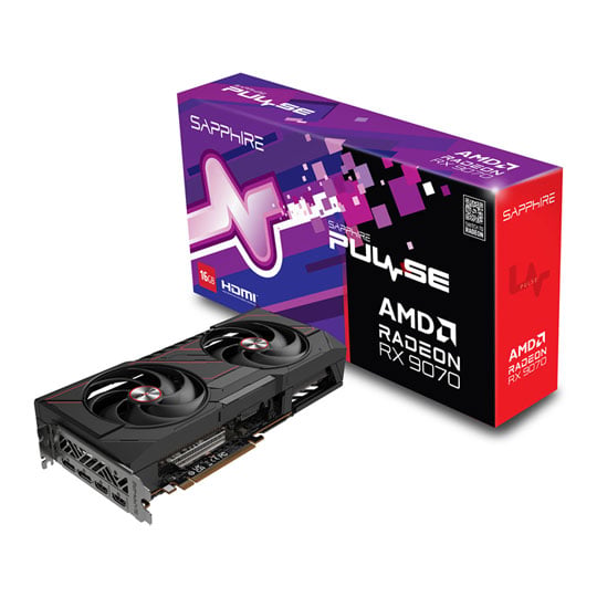 Sapphire Radeon RX 9070 PULSE 16GB GDDR6 Graphics Card, RDNA 4, 3584 Streams, 2520 Boost
