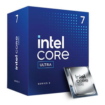 Intel Core Ultra 7 265F, S1851, Core Ultra Series 2, 20 Cores, 20 Threads, 5.3 GHz Turbo, 30MB Cache, 65W, Retail