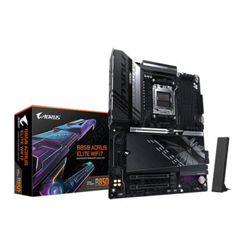 Gigabyte B850 AORUS ELITE Wi-Fi 7, AMD B850, S AM5, DDR5, PCIe 5.0, 3 x M.2, 2.5GbE, WiFi7, USB 10Gbps, AMD EXPO, ATX