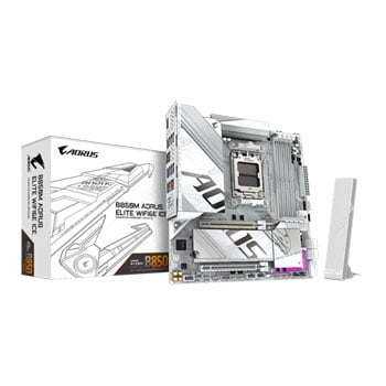 Gigabyte B850M AORUS ELITE Wi-Fi 6E ICE, AMD B850, S AM5, DDR5, PCIe 5.0, 2 x M.2, 2.5GbE, Wi-Fi 6E, USB 10Gbps, mATX