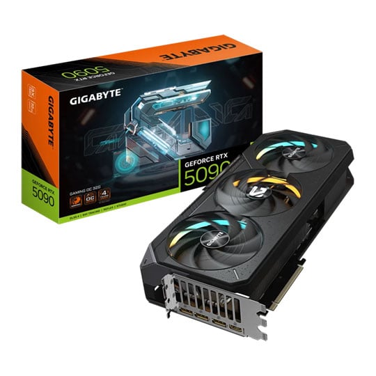 Gigabyte NVIDIA GeForce RTX 5090 GAMING OC 32GB GDDR7 Ray-Tracing Graphics Card, DLSS 4, 21760 Cores, 2550 MHz Clock