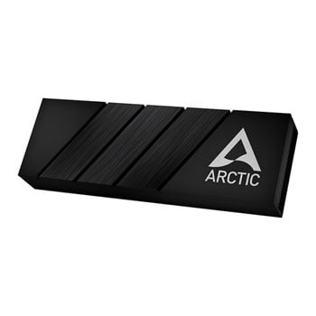 Arctic M2 Pro SSD Cooler, Black, 2x TP-3 Thermal Pads, PS5 Compatible, Efficient Heat Dissipation, Aluminium