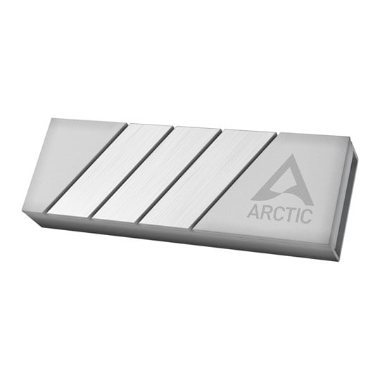 Arctic M2 Pro SSD Cooler, Silver, 2x TP-3 Thermal Pads, PS5 Compatible, Efficient Heat Dissipation, Aluminium