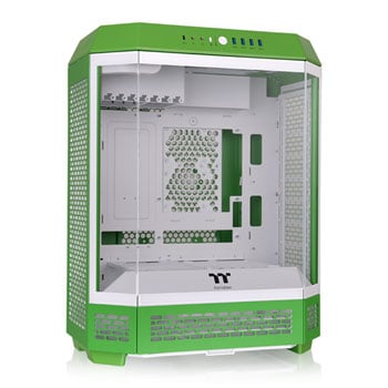 ThermalTake The Tower 600, Light-Year Green, Mid Tower Chassis w/ Tempered Glass Window, 2x140mm Fans, mITX / mATX / ATX