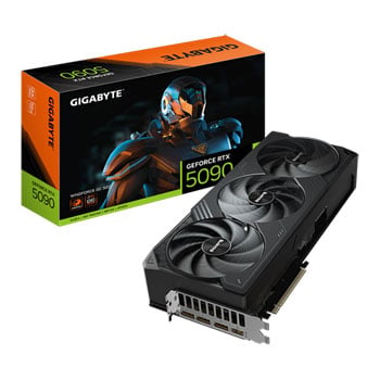 Gigabyte NVIDIA GeForce RTX 5090 WINDFORCE OC 32GB GDDR7 Ray-Tracing Graphics Card, DLSS 4, 21760 Cores, 2467 MHz Clock