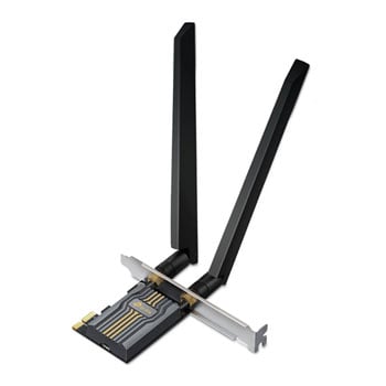 tp-link Archer TBE400E BE6500 PCI-E Adapter, Tri Band (688+2882+2882Mbps), Dual Antennas, MU-MIMO, Wi-Fi 7, BT 5.4
